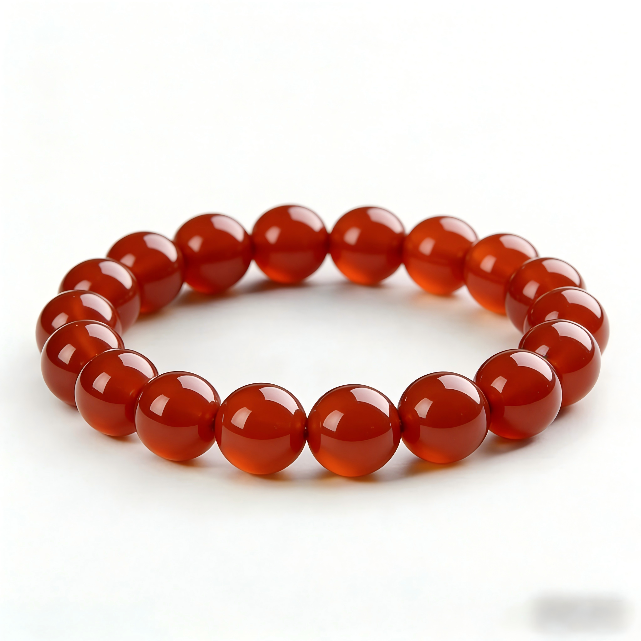 Red Carnelian Energy Bead Bracelet