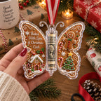 🔥LAST DAY 50% OFF 🦋💵 3D Embossed Butterfly Christmas Cash Gift Ornament – Holiday Money Holder Keepsake 🎄✨