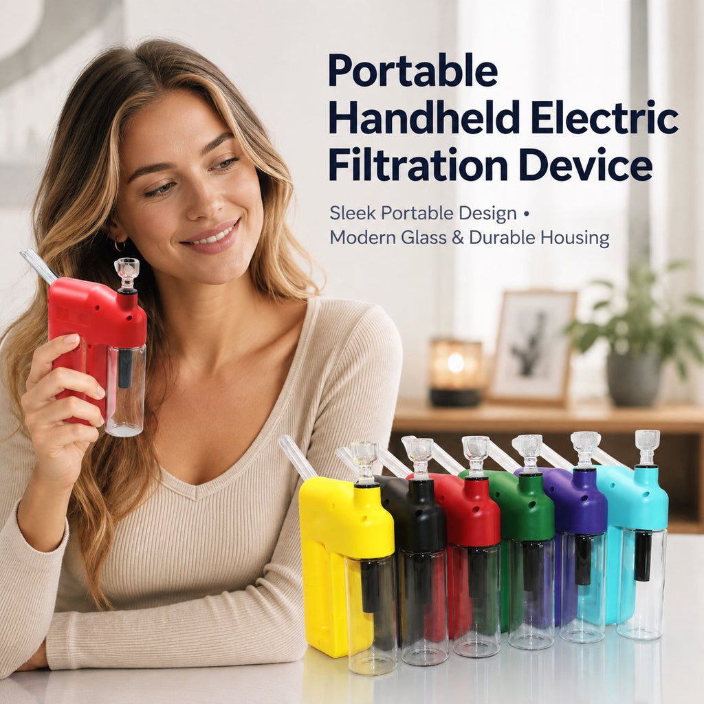 🔥Last Day 50% OFF🔥❄️ – Portable Handheld Electric Filtration Device | Compact Glass Chamber Design with Electric-Assisted Operation & 6 Color Options ✨