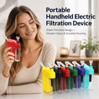🔥Last Day 50% OFF🔥❄️ – Portable Handheld Electric Filtration Device | Compact Glass Chamber Design with Electric-Assisted Operation & 6 Color Options ✨