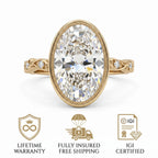 The Heritage Bezel Ring: Snag-Free Vintage Elegance with Brilliant Lab-Grown Diamonds--Last Day Sale-90% OFF🔥