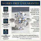 5.50 Ct Oval Lab-Grown Diamond Ring with Hidden Halo | The Ultimate Milestone Crown Jewel--Last Day Sale🔥90% OFF