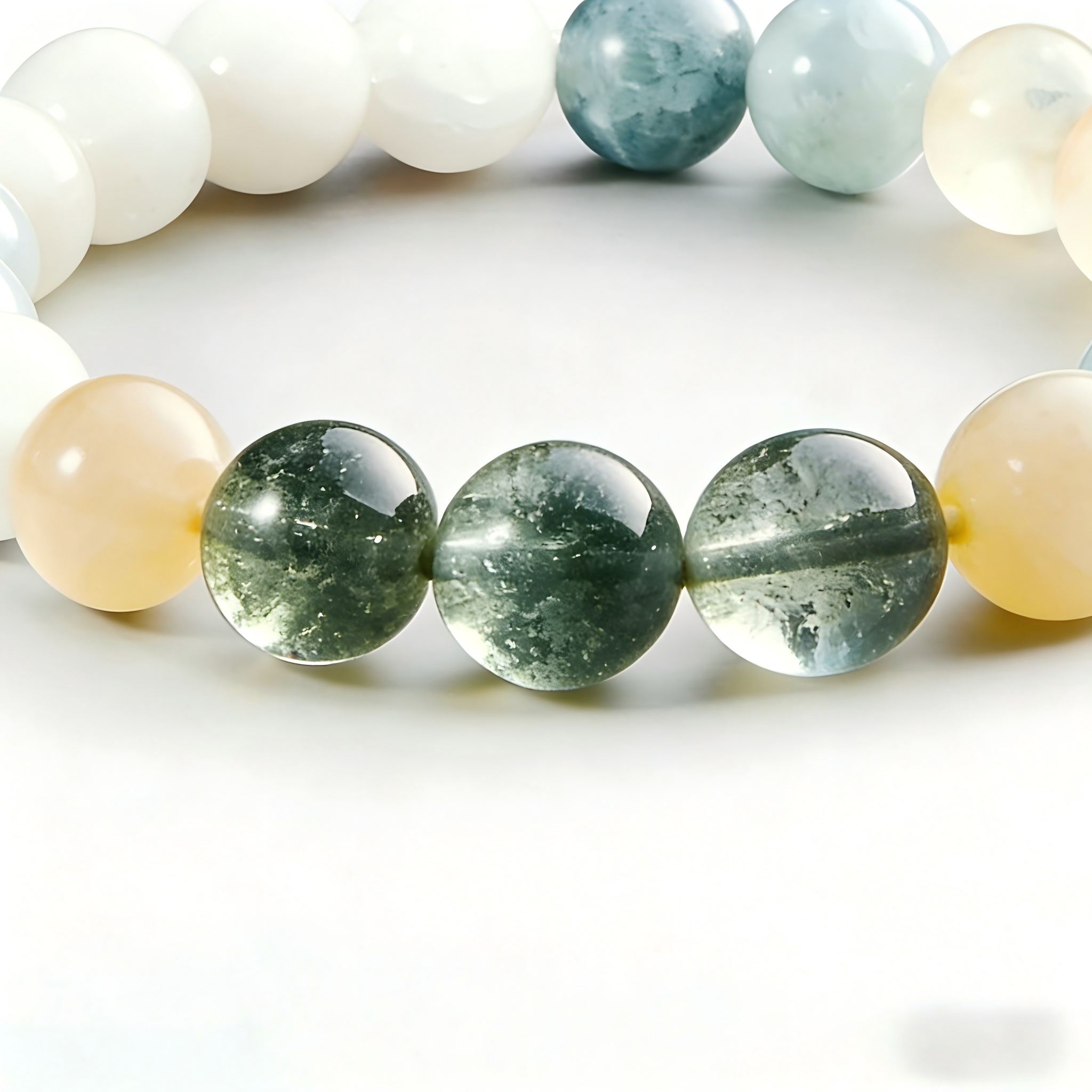 Ocean Forest Harmony Gemstone Bracelet