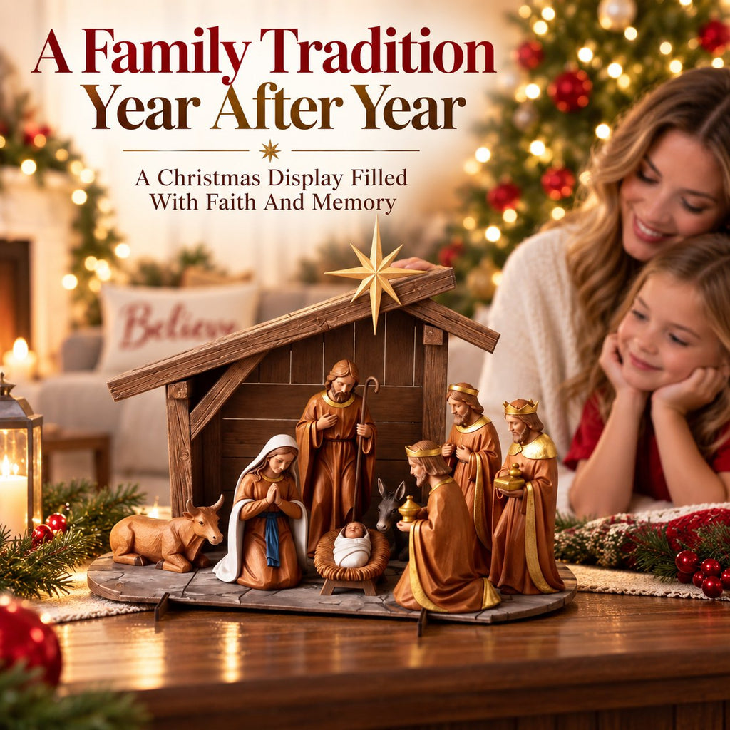 🔥Last Day 90% OFF🔥❄️✝️Christmas Nativity Scene Decor  | Bring The True Meaning Of Christmas Home