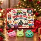 🔥Last Day 90% OFF🔥Dumpling Advent Calendar - Christmas Birthday Gifts For Mom, Dad, Brother, Sister, Kids - Merry Little Dumplings