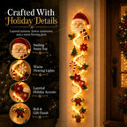 ✨Last Day 90% OFF✨– 🎄MerryCascade™ Glowing Christmas Door Hanger | 6 Festive Light Designs✨