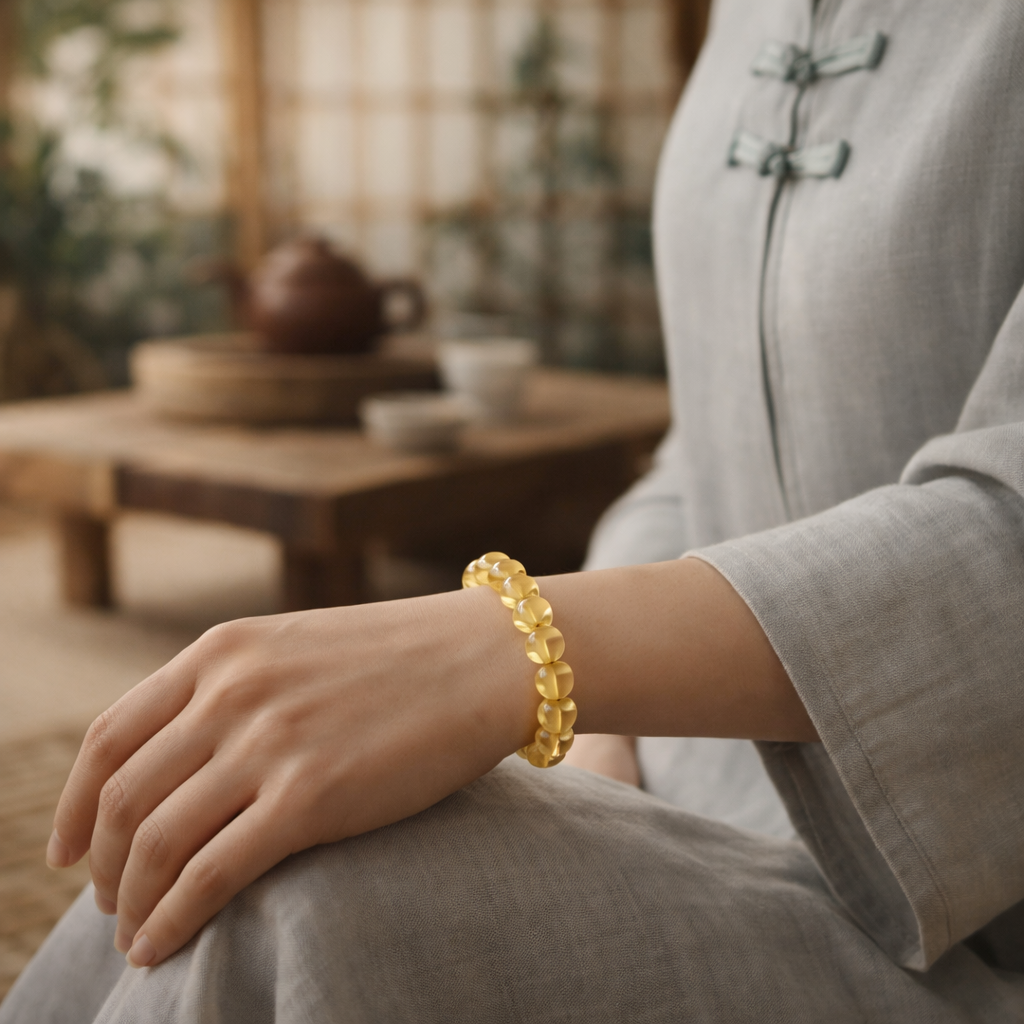 Golden Citrine Glow Bracelet