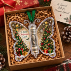 🔥LAST DAY 50% OFF 🦋💵 3D Embossed Butterfly Christmas Cash Gift Ornament – Holiday Money Holder Keepsake 🎄✨