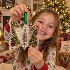 🔥LAST DAY 50% OFF 🦋💵 3D Embossed Butterfly Christmas Cash Gift Ornament – Holiday Money Holder Keepsake 🎄✨