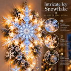 🔥Last Day 90% OFF🔥❄️ Giant Snowflake Blizzard Trail™- Let the Snowstorm Glow Indoors