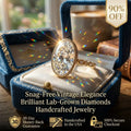 The Heritage Bezel Ring: Snag-Free Vintage Elegance with Brilliant Lab-Grown Diamonds--Last Day Sale-90% OFF🔥
