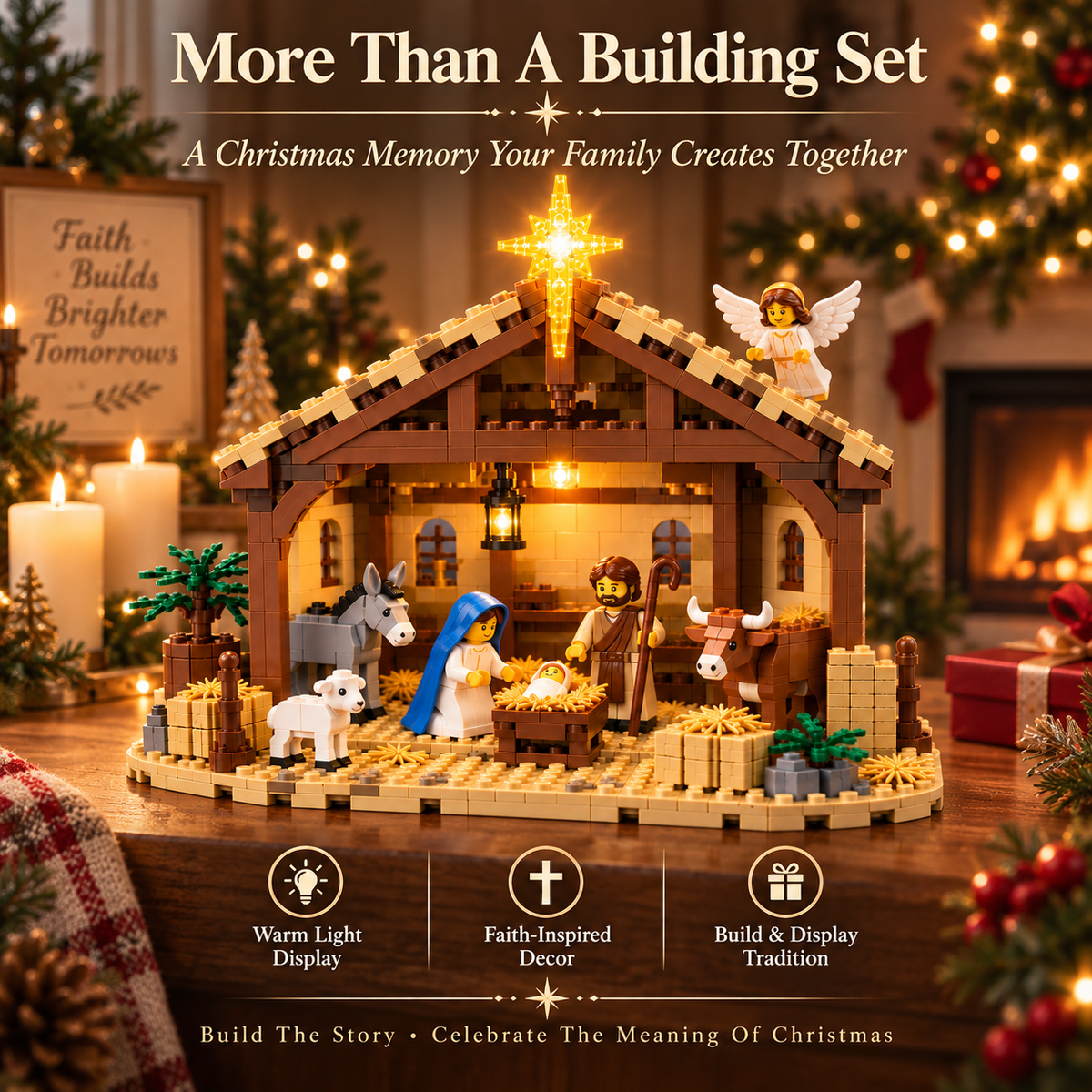 🔥Last Day 90% OFF🔥🌟The Nativity Story Building Block Set