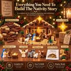 🔥Last Day 90% OFF🔥🌟The Nativity Story Building Block Set