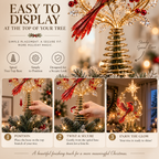 ✨Last Day 90% OFF✨🐦Cardinal Heaven's Light Tree Topper🌟
