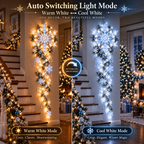🔥Last Day 90% OFF🔥❄️ Giant Snowflake Blizzard Trail™- Let the Snowstorm Glow Indoors