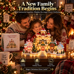 🔥Last Day 90% OFF🔥Magic Christmas Glow Castle™ Build A Christmas Memory That Glows Forever ✨