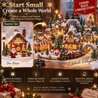 🔥Last Day 90% OFF🔥Magic Christmas Glow Castle™ Build A Christmas World That Glows With Memories ✨