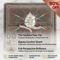 Large Pear-Cut Bypass Ring for Timeless Finger Elongation--Last Day Sale🔥90% OFF
