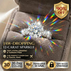 The 12-Carat Flawless Radiance Ring (Platinum Plated)-Last Day Sale🔥90% OFF