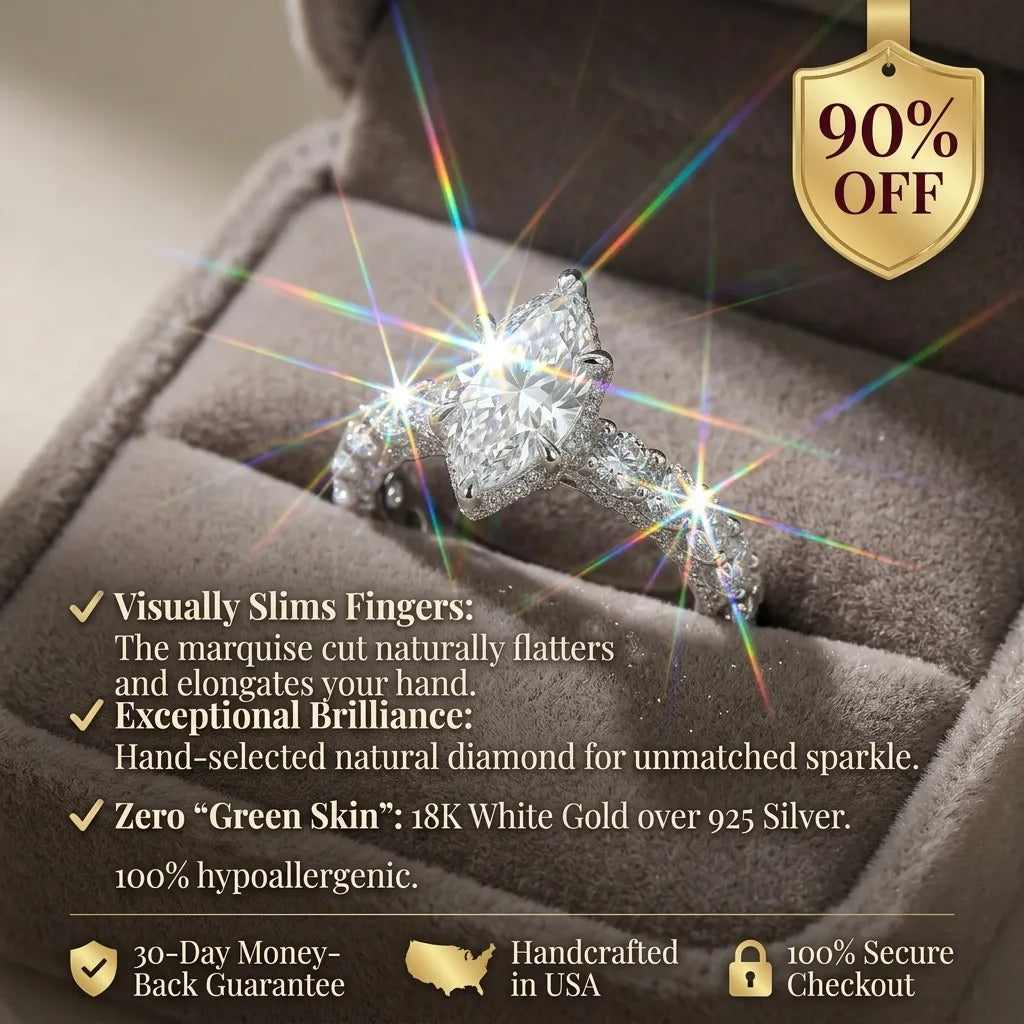 Starry Sky Diamond Marquise Ring-Last Day Sale-90% OFF🔥