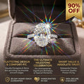 5.50 Ct Oval Lab-Grown Diamond Ring with Hidden Halo | The Ultimate Milestone Crown Jewel--Last Day Sale🔥90% OFF