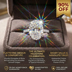 5.50 Ct Oval Lab-Grown Diamond Ring with Hidden Halo | The Ultimate Milestone Crown Jewel--Last Day Sale🔥90% OFF