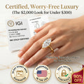 Elegant 1.57ct Marquise Cut Ring: The Slenderizing Sparkle for Every Woman--Last Day Sale🔥90% OFF