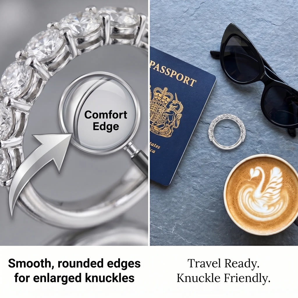 The Timeless Brilliance Eternity Band | Cloud-Comfort Fit & Flawless Sparkle--Last Day Sale-90% OFF🔥