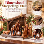 🔥Last Day 90% OFF🔥❄️✝️Christmas Nativity Scene Decor  | Bring The True Meaning Of Christmas Home