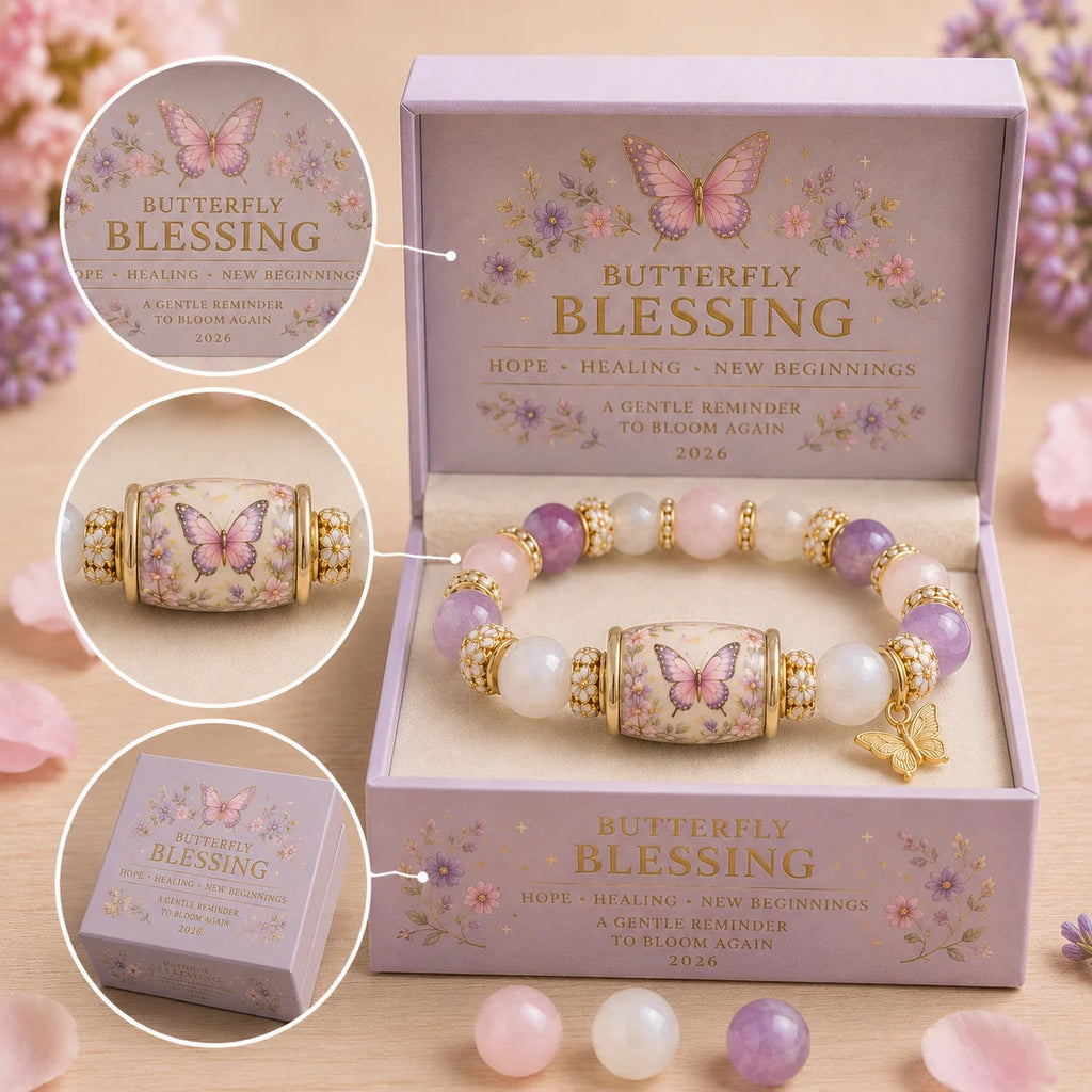 ✨Last Day 90% OFF✨🦋Butterfly Blessing Bracelet  | 2026 Limited Edition Bracelet - Only 8 Left