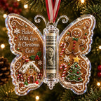 🔥LAST DAY 50% OFF 🦋💵 3D Embossed Butterfly Christmas Cash Gift Ornament – Holiday Money Holder Keepsake 🎄✨