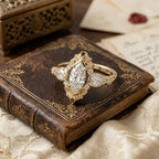The "Odette" Handcrafted Vintage Marquise Ring — Heirloom Edition --Last Day Sale-90% OFF🔥