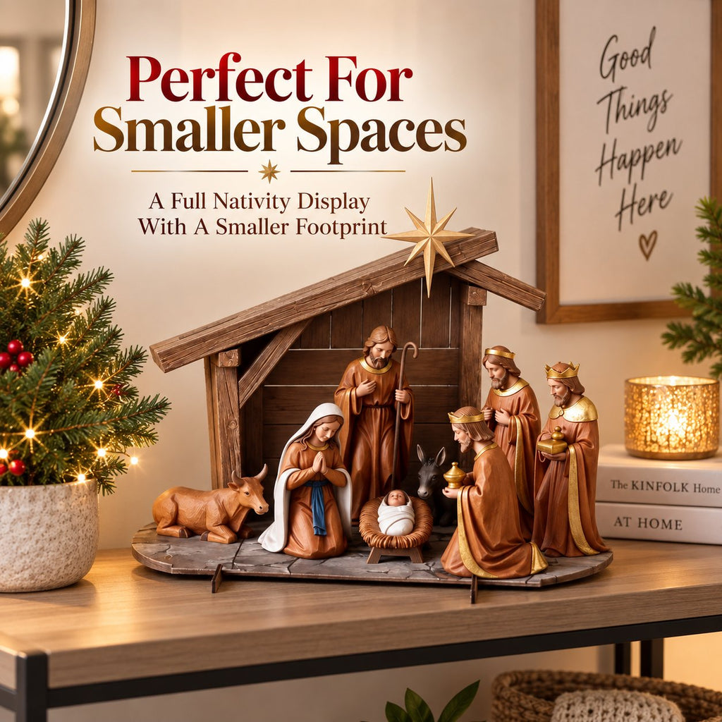 🔥Last Day 90% OFF🔥❄️✝️Christmas Nativity Scene Decor  | Bring The True Meaning Of Christmas Home