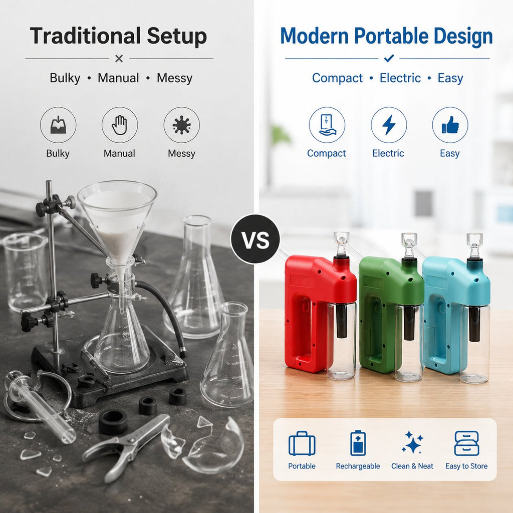 🔥Last Day 50% OFF🔥❄️ – Portable Handheld Electric Filtration Device | Compact Glass Chamber Design with Electric-Assisted Operation & 6 Color Options ✨