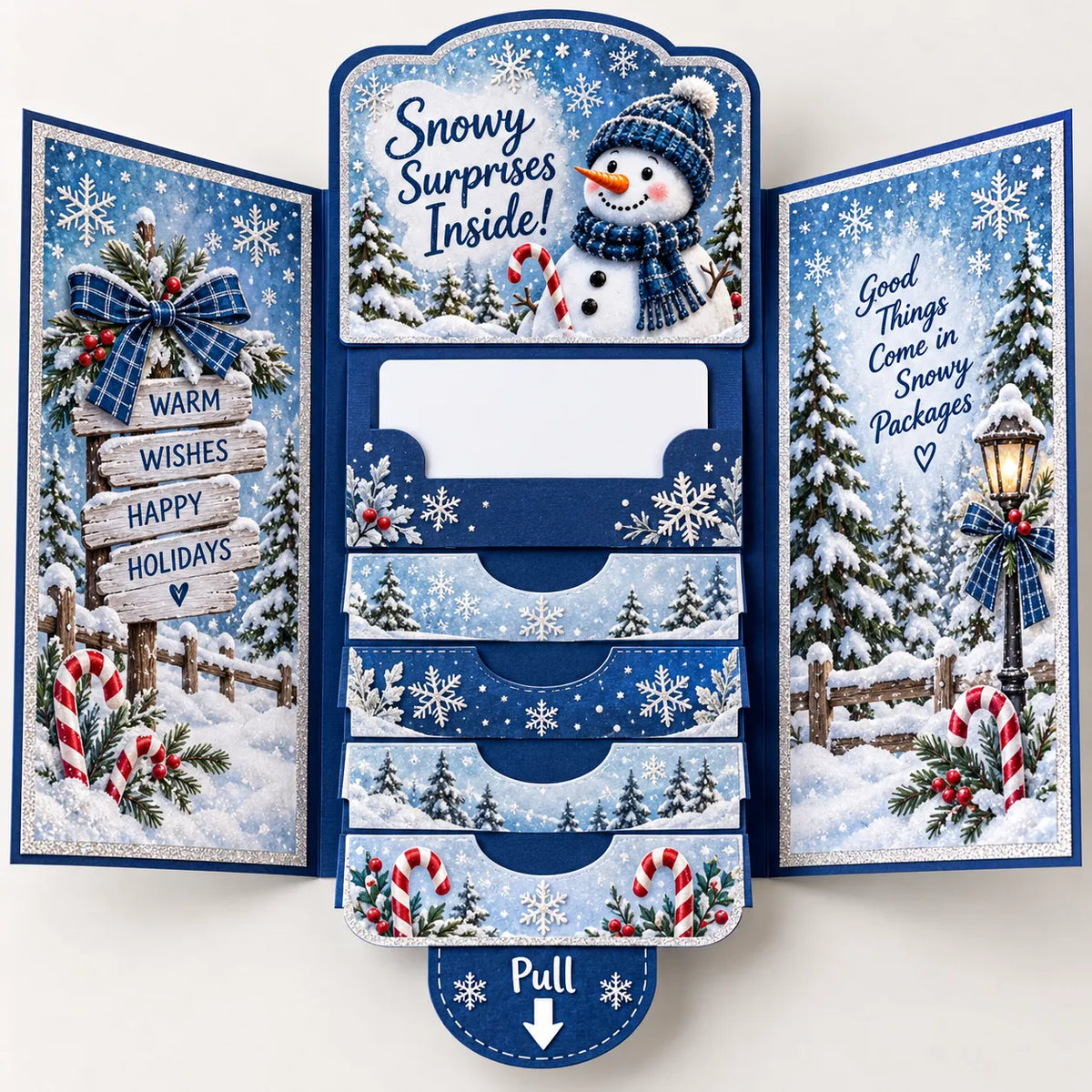 🔥LAST DAY 50% OFF - 2026 New 🎅💳 Waterfall Christmas Gift Card Booklet ✨
