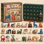 🔥Last Day 90% OFF🔥🐈🏰 24 Days of Ugly Medieval Cats – Hilariously Weird Cat Advent Calendar 2026