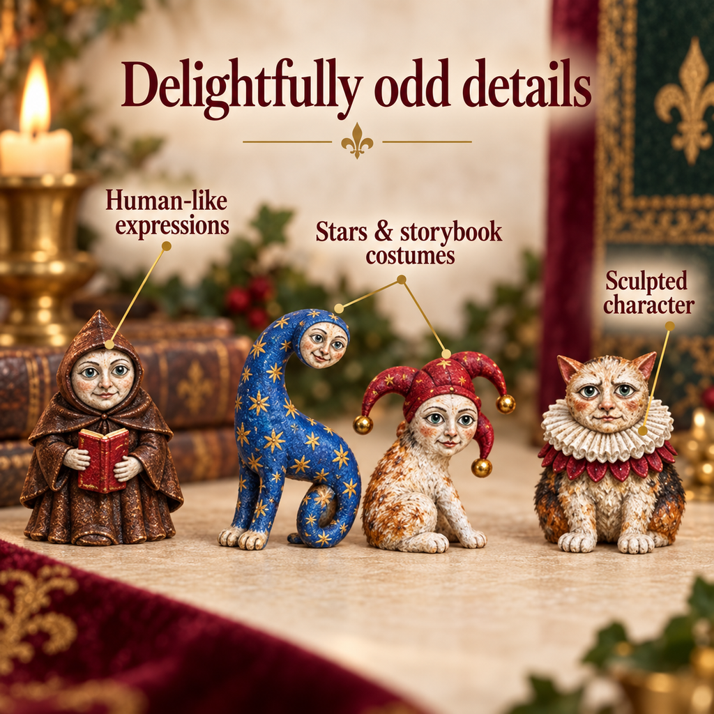 🔥Last Day 90% OFF🔥🐈🏰 24 Days of Ugly Medieval Cats – Hilariously Weird Cat Advent Calendar 2026