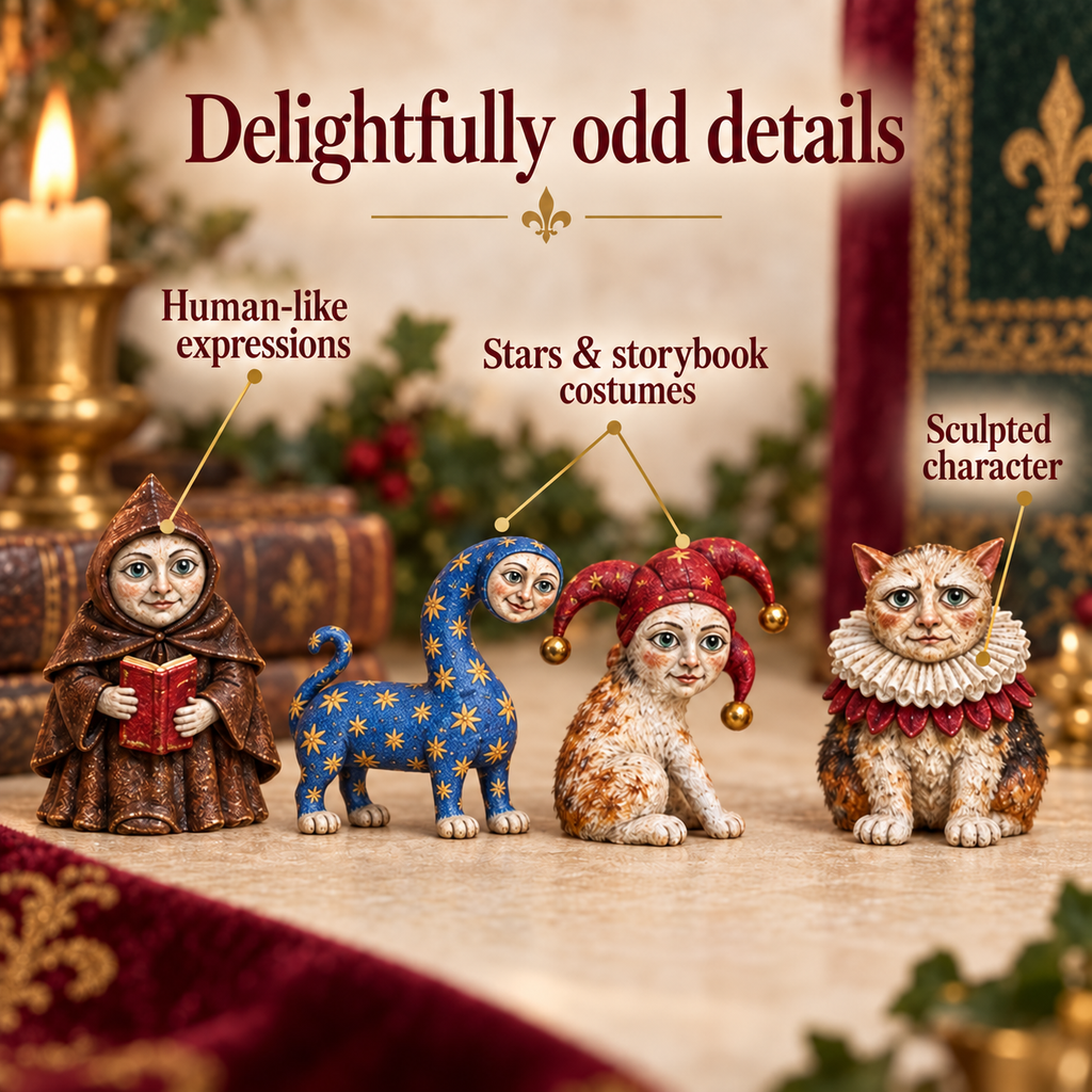 🔥Last Day 90% OFF🔥🐈🏰 24 Days of Ugly Medieval Cats – Hilariously Weird Cat Advent Calendar 2026