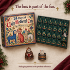 🔥Last Day 90% OFF🔥🐈🏰 24 Days of Ugly Medieval Cats – Hilariously Weird Cat Advent Calendar 2026