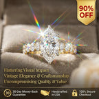 A Milestone You Can Wear: The Selena Vintage Marquise Diamond Ring (Limited In-Stock)--Last Day Sale-90% OFF🔥