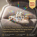 Stunning  Vintage Pear Cut Travel Ring – Hypoallergenic 925 Silver --Last Day Sale-90% OFF🔥