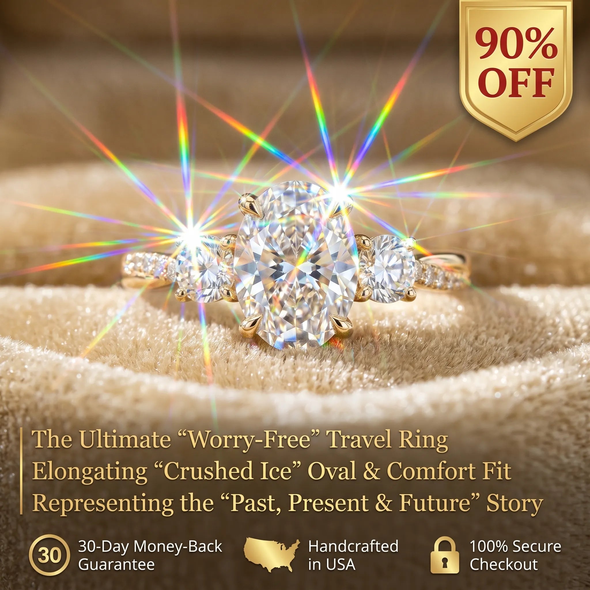The $20,000 Look, Without the Anxiety: Your New Go-To Everyday Ring--Last Day Sale-90% OFF🔥