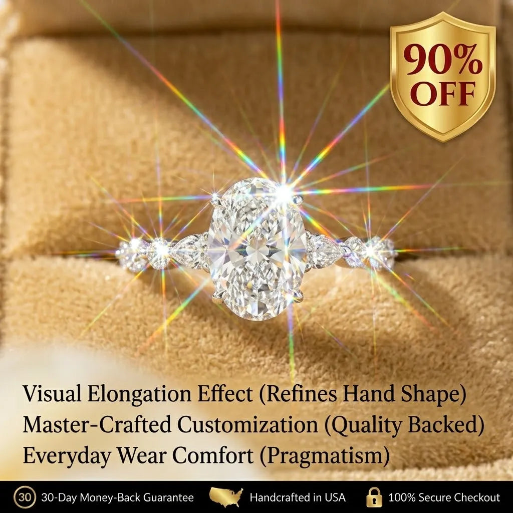 Timeless Oval Marquise Signature Ring - A Testament to Your Elegance--Last Day Sale-90% OFF🔥
