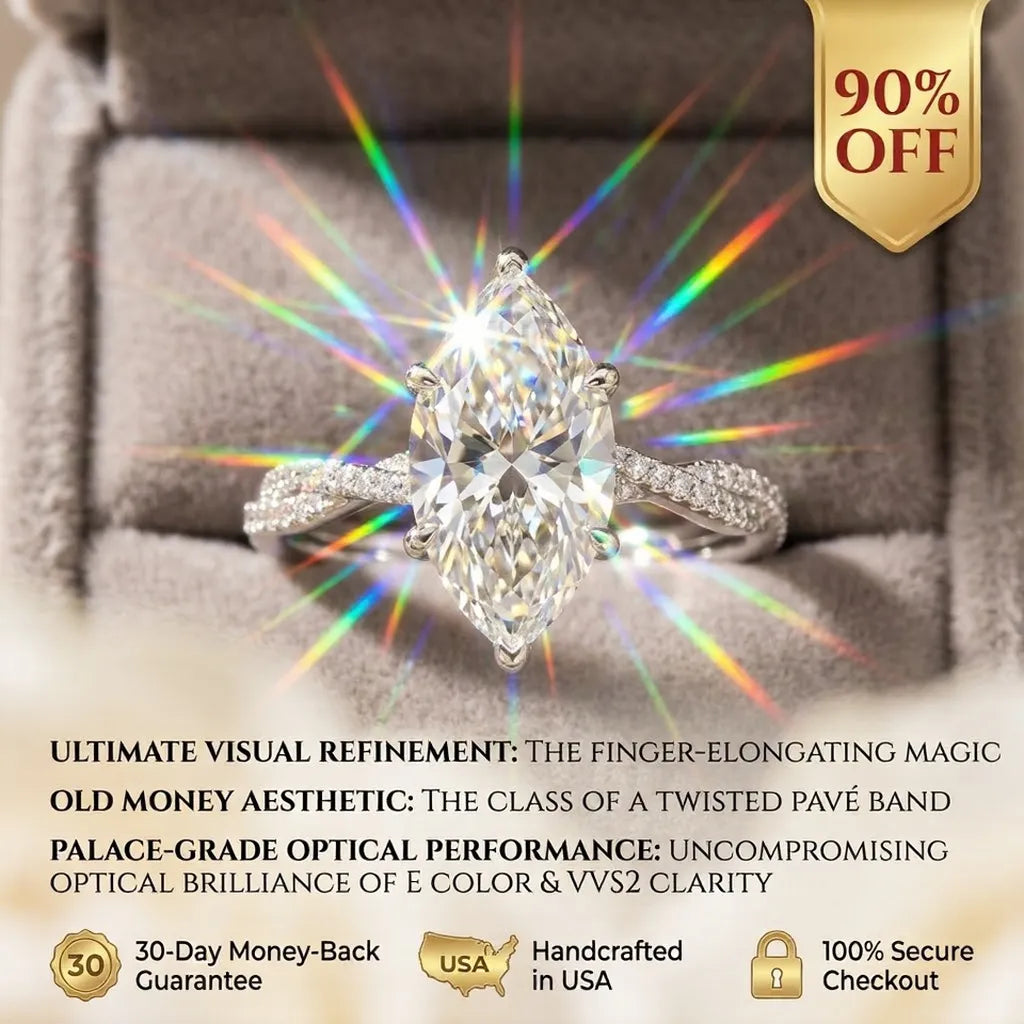 Sophisticated Grace: The Ultimate Finger-Slenderizing Statement Ring--Last Day Sale-90% OFF🔥