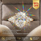 The Timeless Oval Cathedral Ring: Celebrate Your Milestone in Brilliance--Last Day Sale-90% OFF🔥