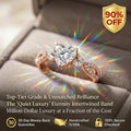 Breathtaking Fire & Brilliance:Heart Cut Diamond Intertwined Ring--Last Day Sale-90% OFF🔥