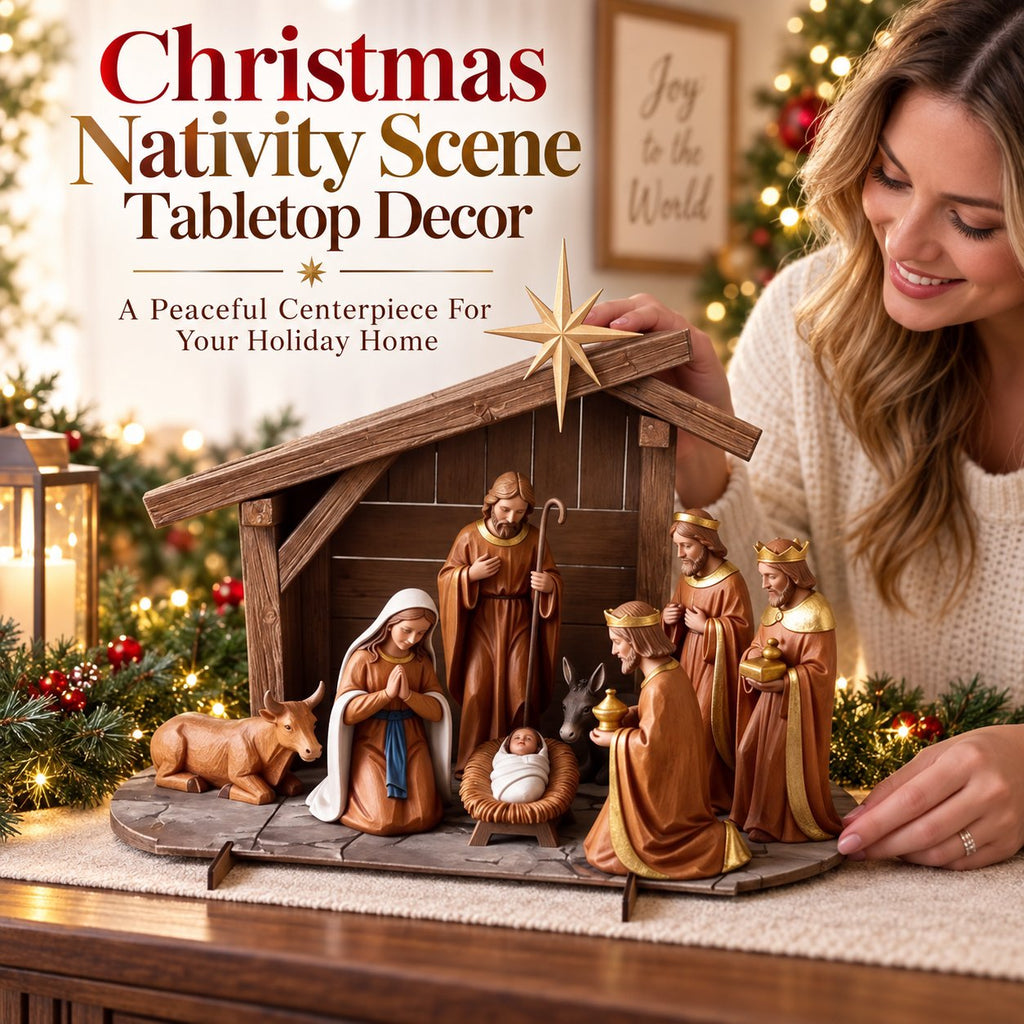 🔥Last Day 90% OFF🔥❄️✝️Christmas Nativity Scene Decor  | Bring The True Meaning Of Christmas Home
