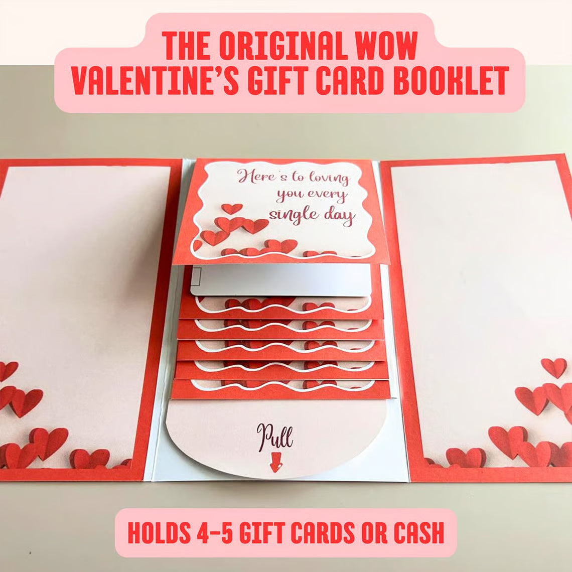 🔥LAST DAY 50% OFF - 2026 New 🎅💳 Waterfall Christmas Gift Card Booklet ✨