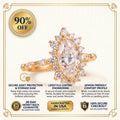 Vintage Marquise Moissanite Ring - Visually Slenderizes Fingers, Flawless Diamond Alternative--Last Day Sale90% OFF🔥