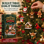 🔥Last Day 90% OFF🔥– 🎄 24-Day Mini Christmas Ornament Advent Calendar | 24 unique festive buildable designs with hanging loops—perfect for decorating Christmas trees, wreaths, and holiday displays 🧱